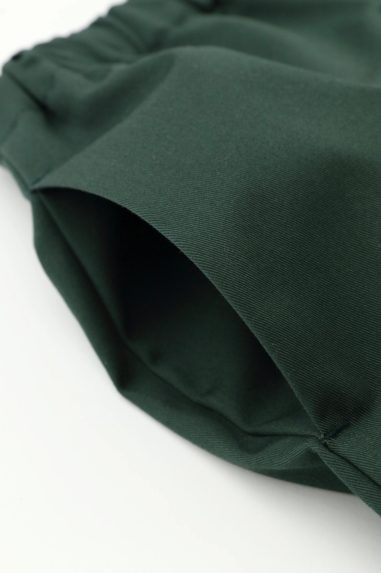 Chino Cloth Wide-legged Pants Odayaka／Dark Green