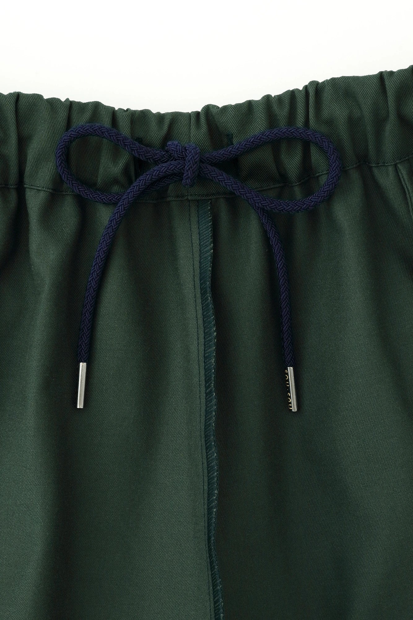 Chino Cloth Wide-legged Pants Odayaka／Dark Green