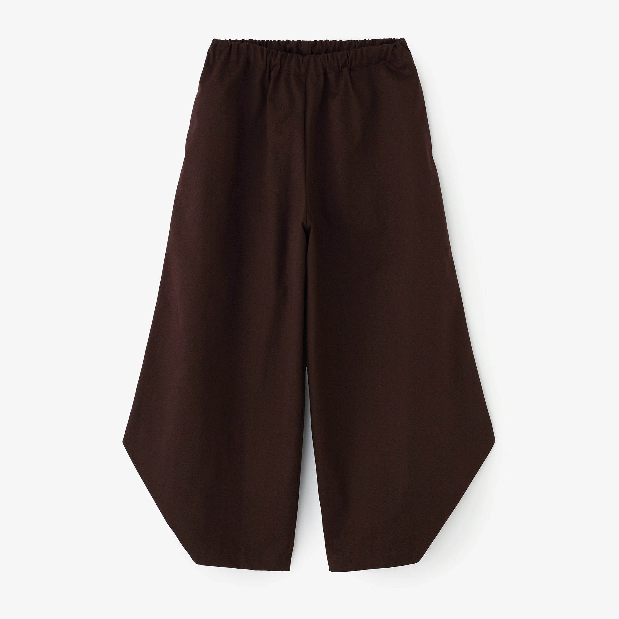 Chino Cloth Wide-legged Pants Odayaka／Brown