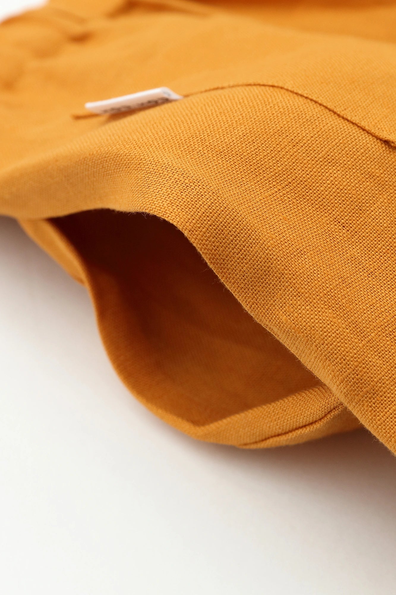 【Scheduled to ship around Mar 3】Linen Wide-legged Pants／Golden Brown
