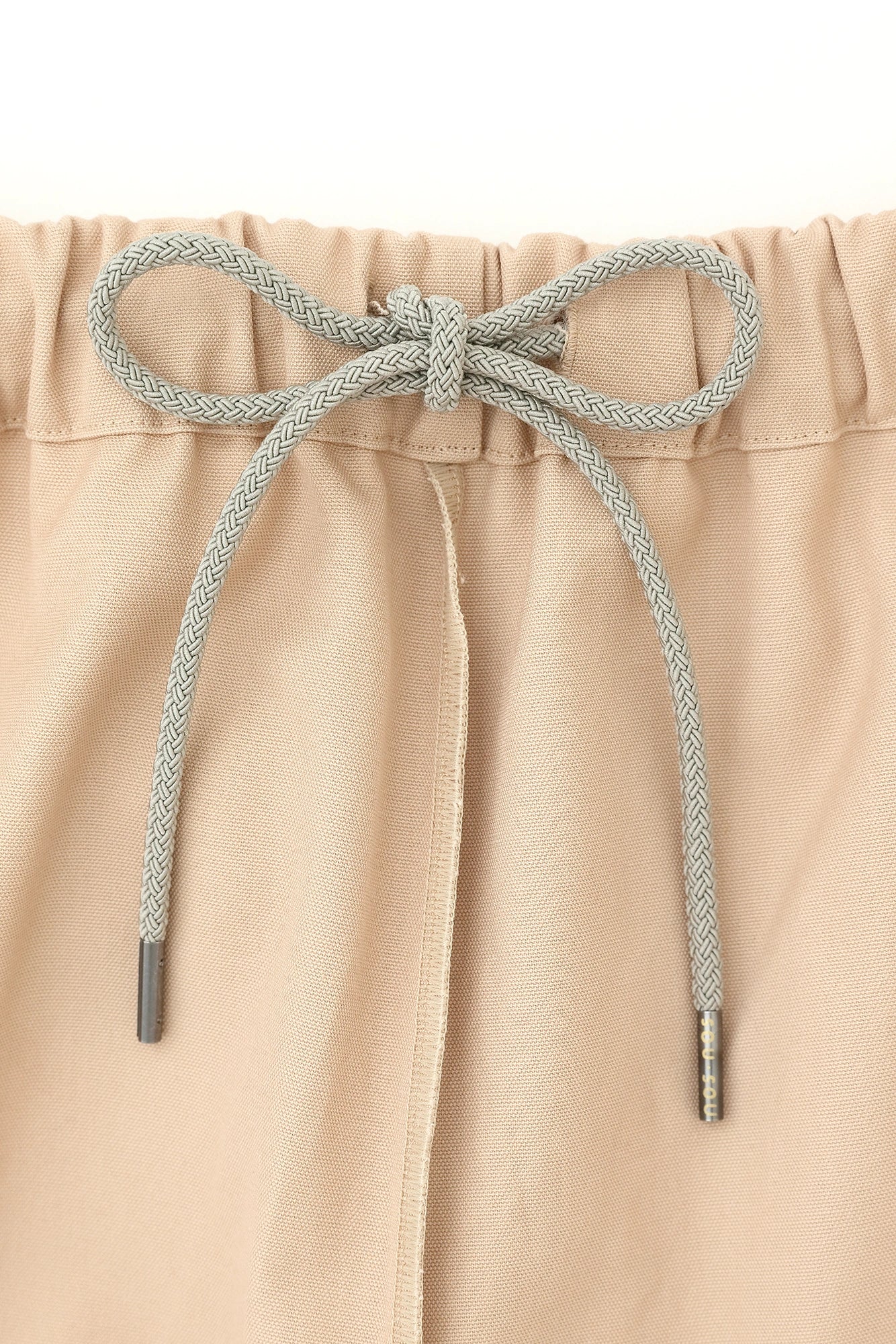 【Scheduled to ship around Mar 3】No.11 Canvas Wide-legged Pants／Light Beige
