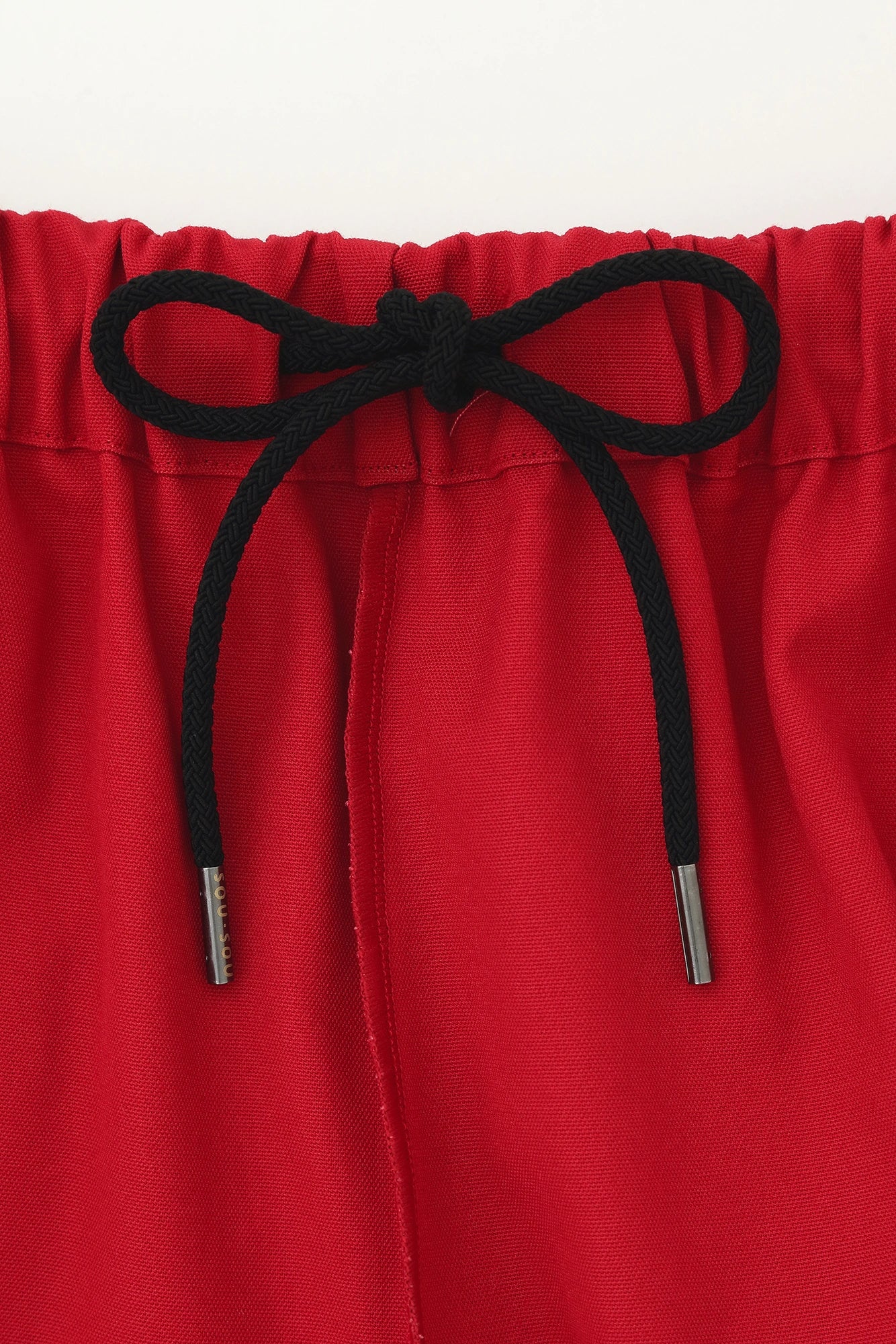 【Scheduled to ship around Mar 3】No.11 Canvas Wide-legged Pants／Scarlet