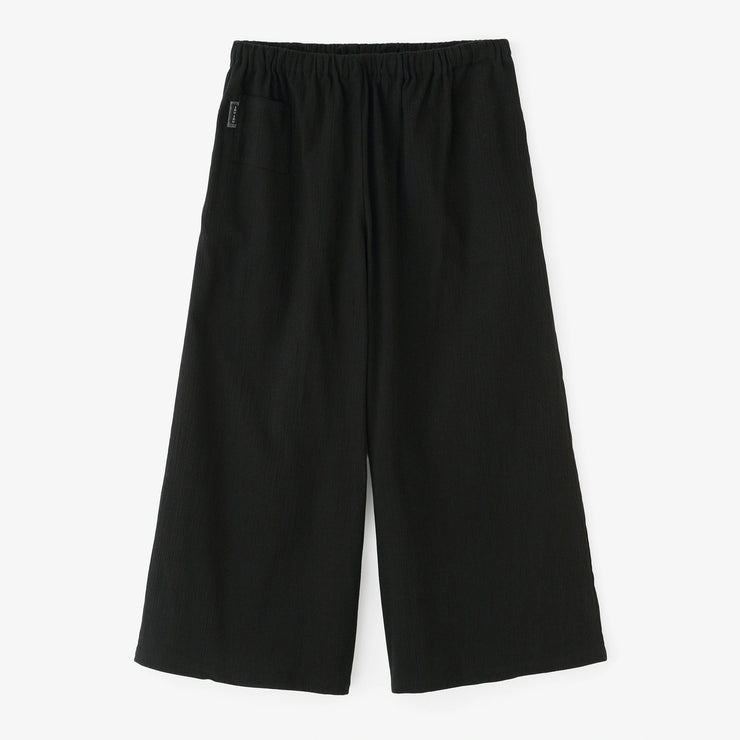 Chizimi Cotton 20/20 Wide-legged Pants / Black