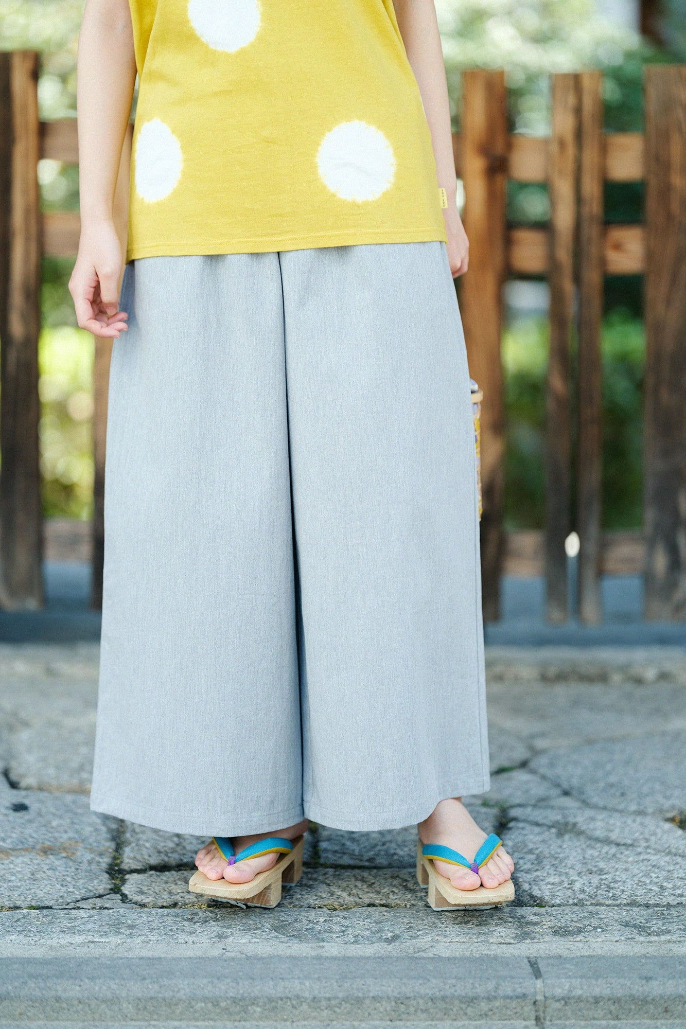 Chinostoff Wide Monpe/Grey