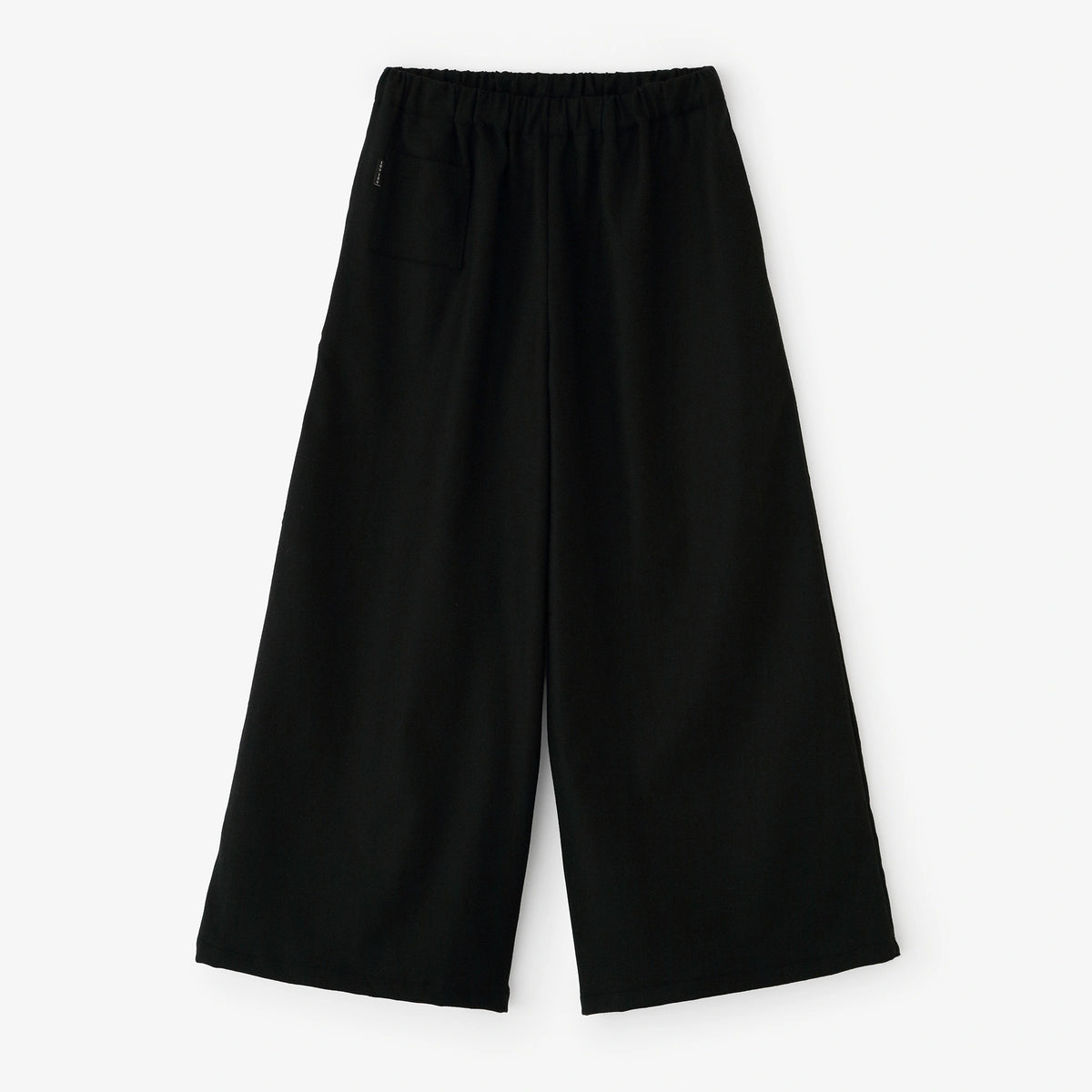 【Ships ard 11/17】Woolen Yarn Wide-legged Pants／Black