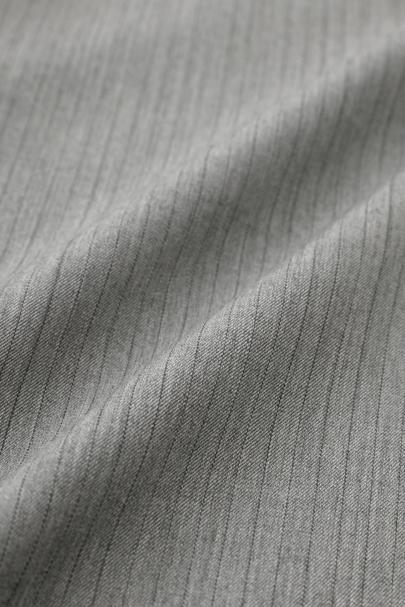 Combed Yarn Striped Wide-legged Pants / Heather Dark Grey