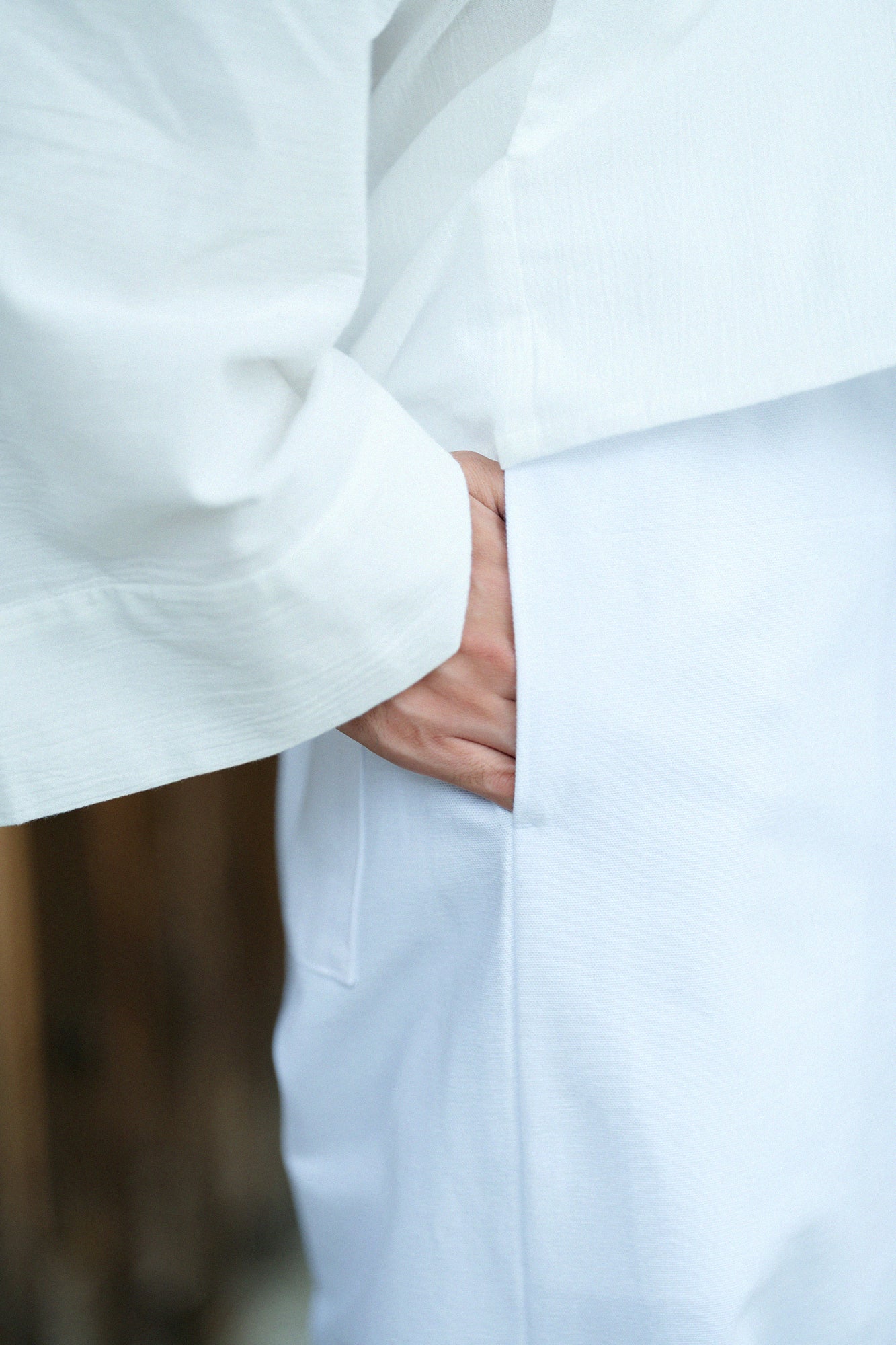 Isemomen Cotton 10/3 Samue Bottom／White