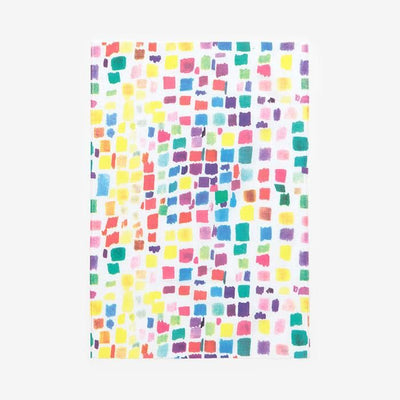 伊勢木棉圖案紋樣手巾（短版）/調色盤