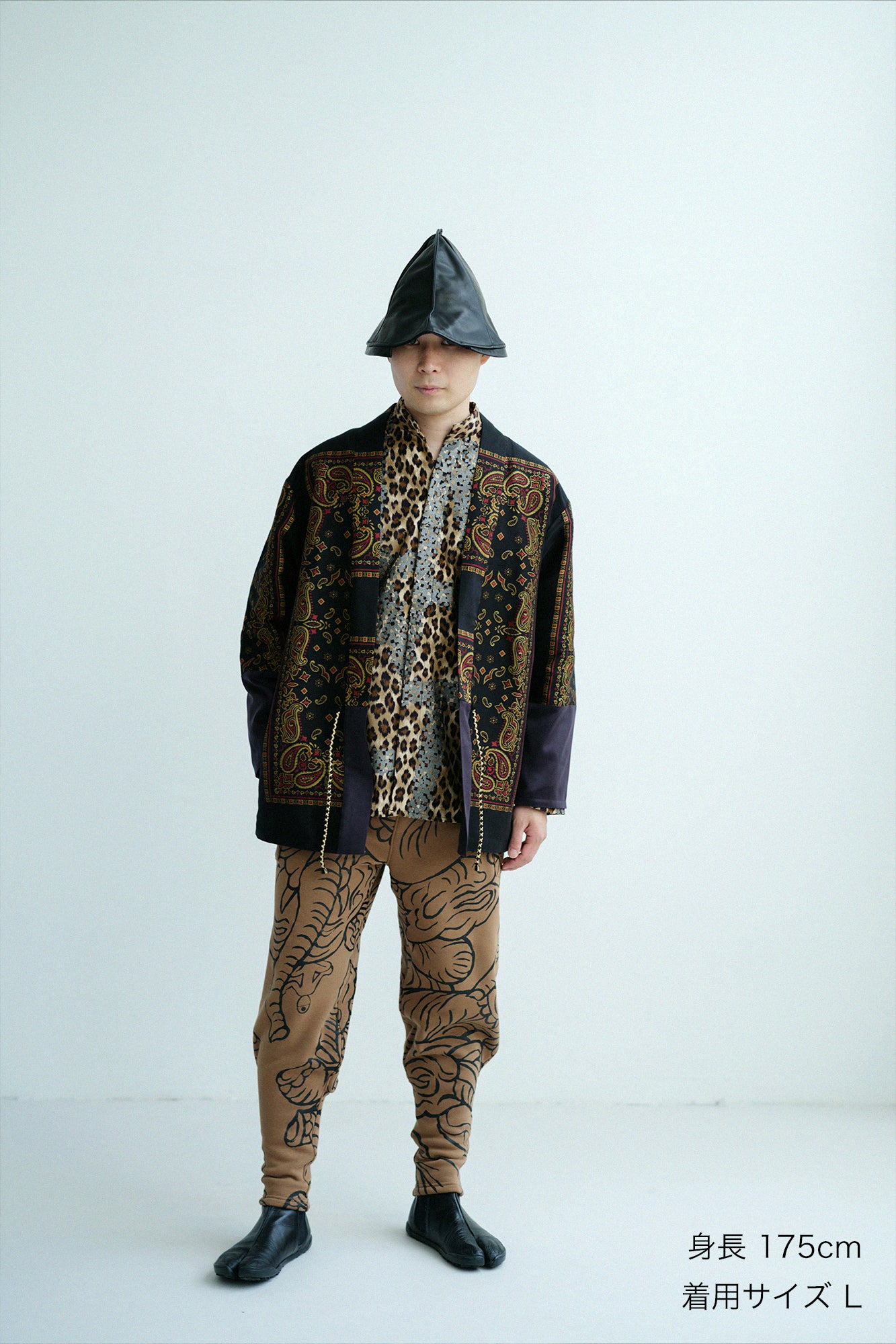 Doppelseitig gebürstetes Ami (Tattsuke) Enyuu wear/Otogi Steel Farbe (Hagane Farbe)