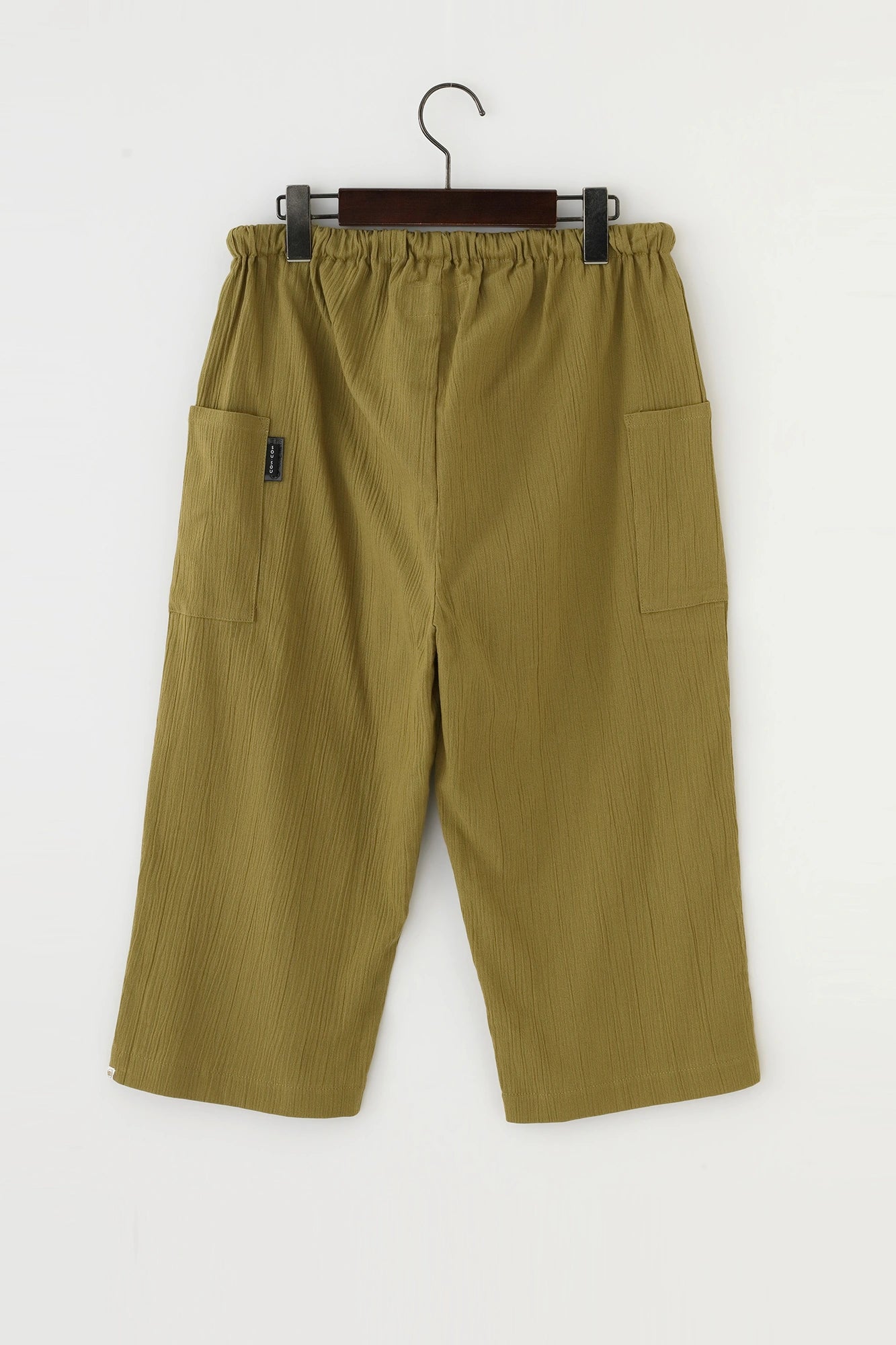 Chizimi Cotton 20/20 Skinny Pants／Dyed Mulberry Color