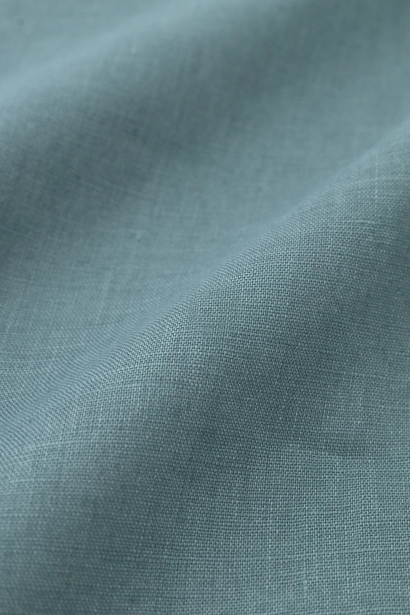 Linen Wrap Skirt / Greyish Blue