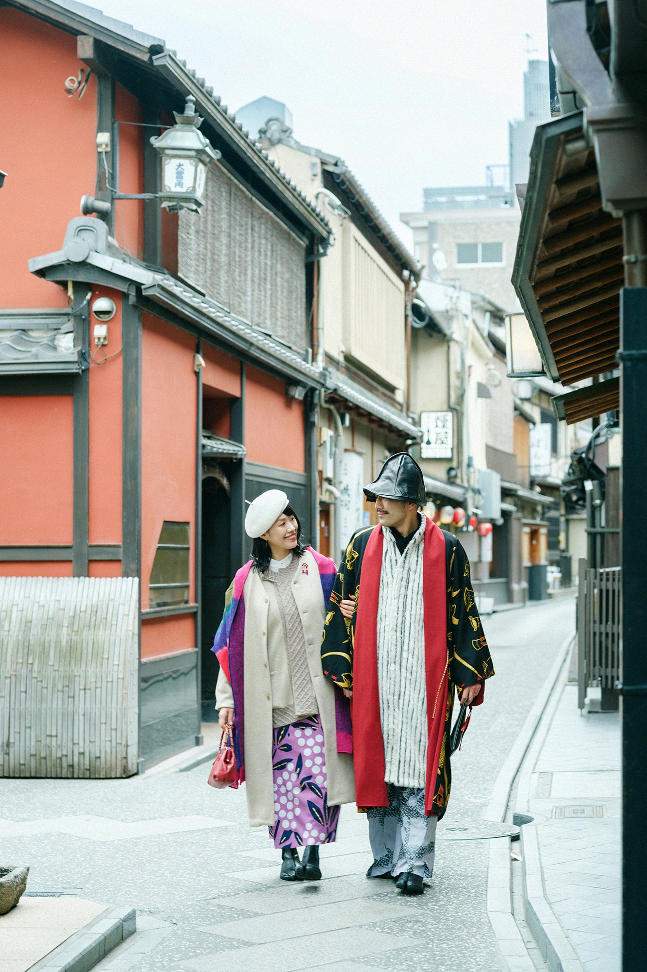 仿麂皮 袴形褲／五花大綁 銀灰色