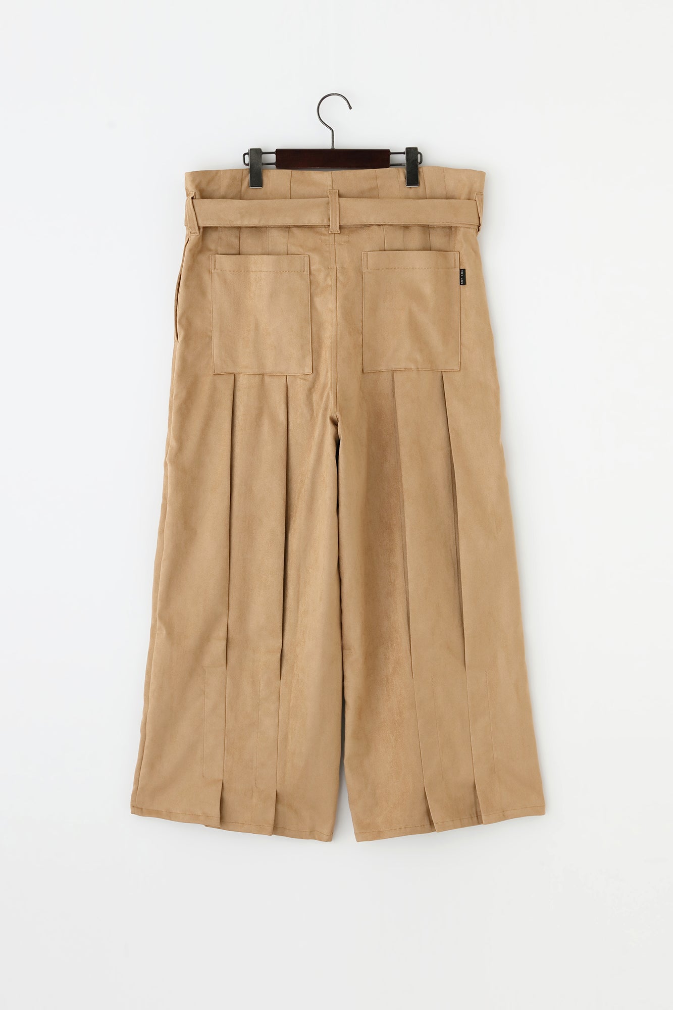 Faux Nubuck Hakama Pants / Yellowish Russet