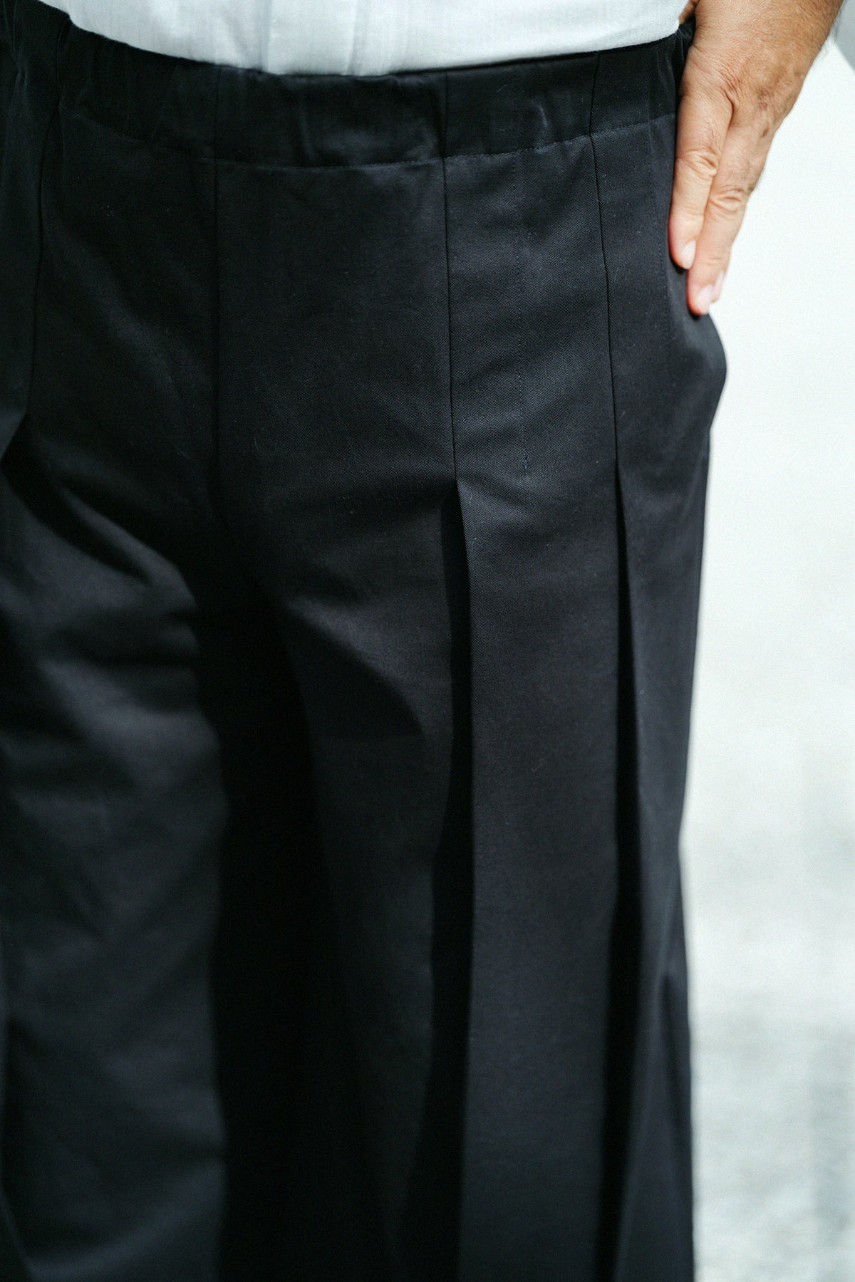 Shin Twill Weave Hakama Pants／Black 