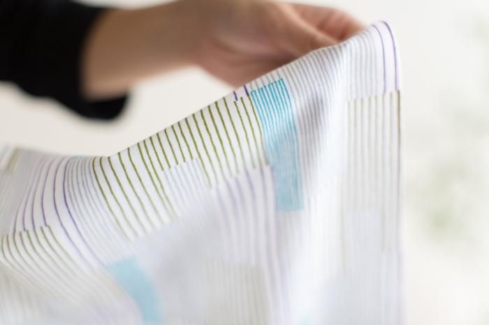 [仅在线] ISE棉纺织Tenugui/条纹Shirakawa