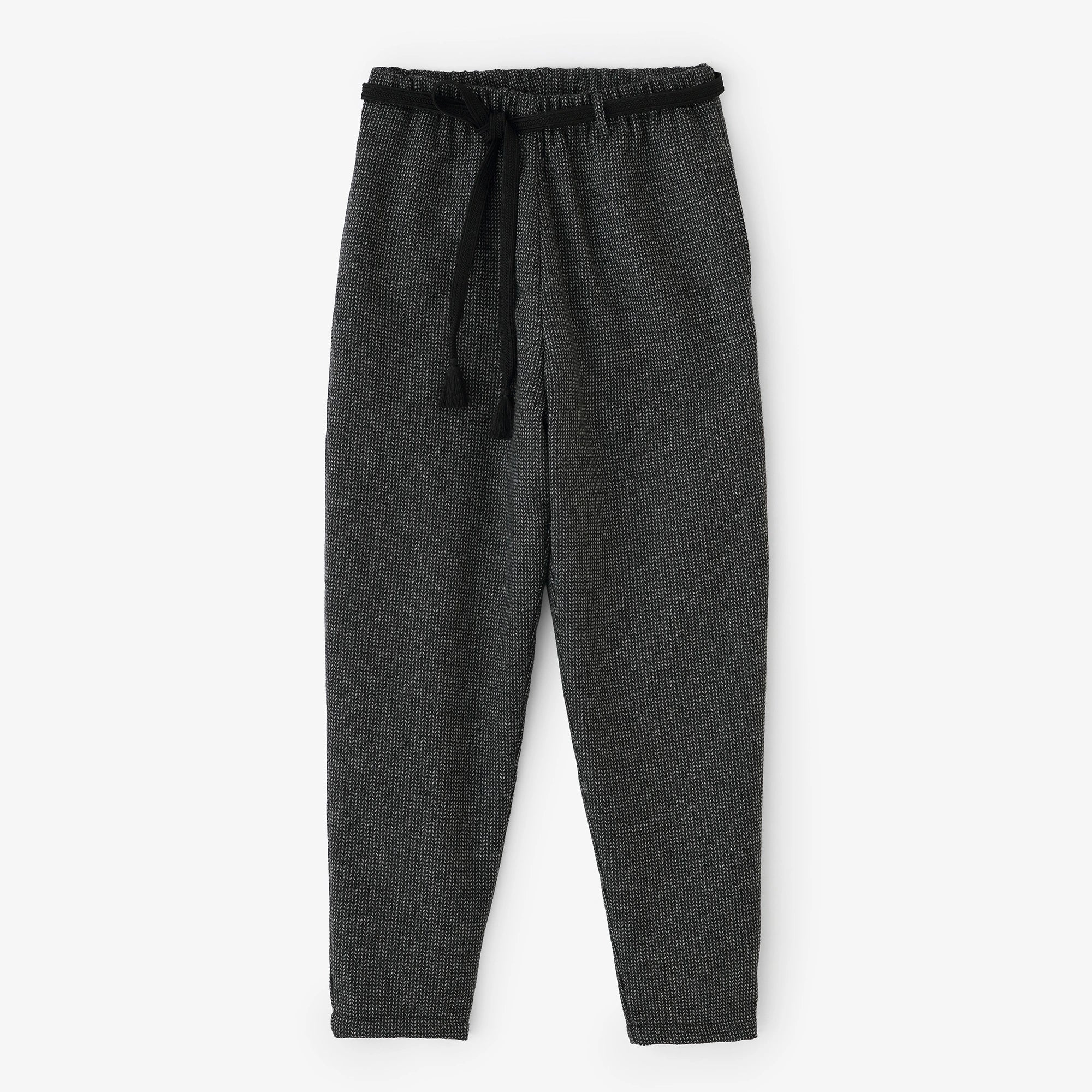 尾州杉綾織 雪袴／消炭杢（けしすみもく）