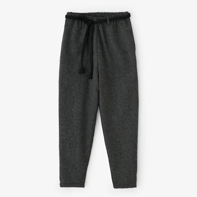 尾州杉綾織 雪袴／消炭杢（けしすみもく）