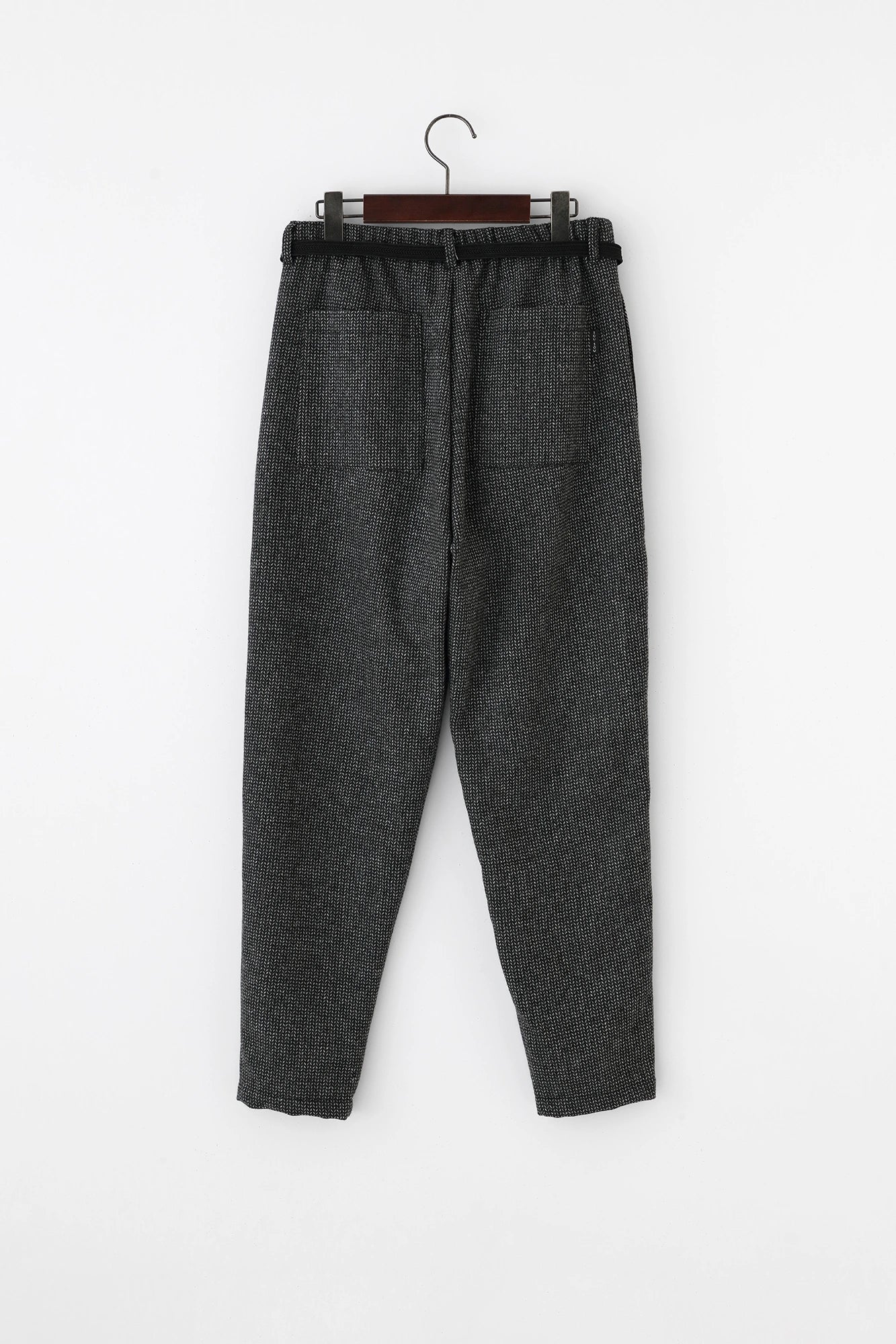 尾州杉綾織 雪袴／消炭杢（けしすみもく）