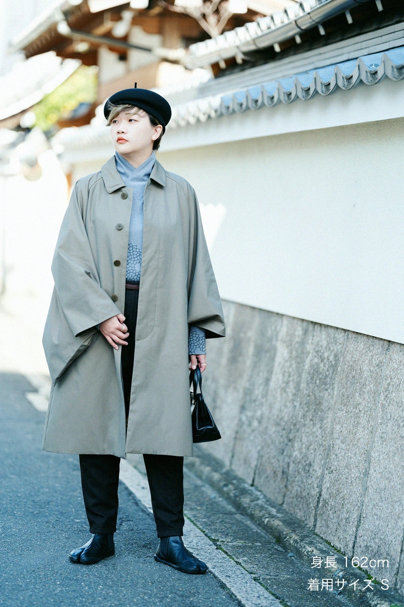 尾州杉綾織 雪袴／棕色