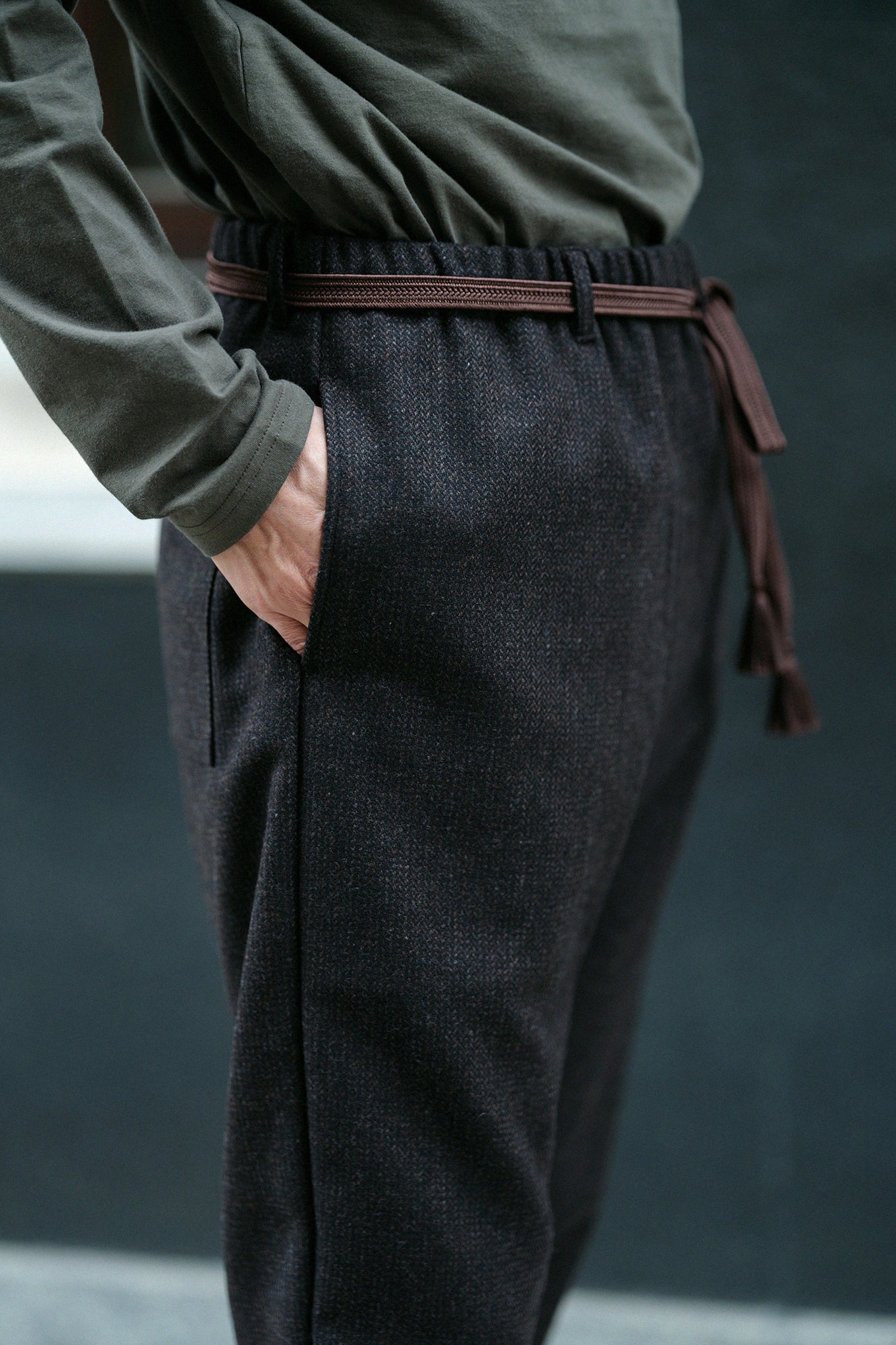 尾州杉綾織 雪袴／憲法色（けんぽういろ）