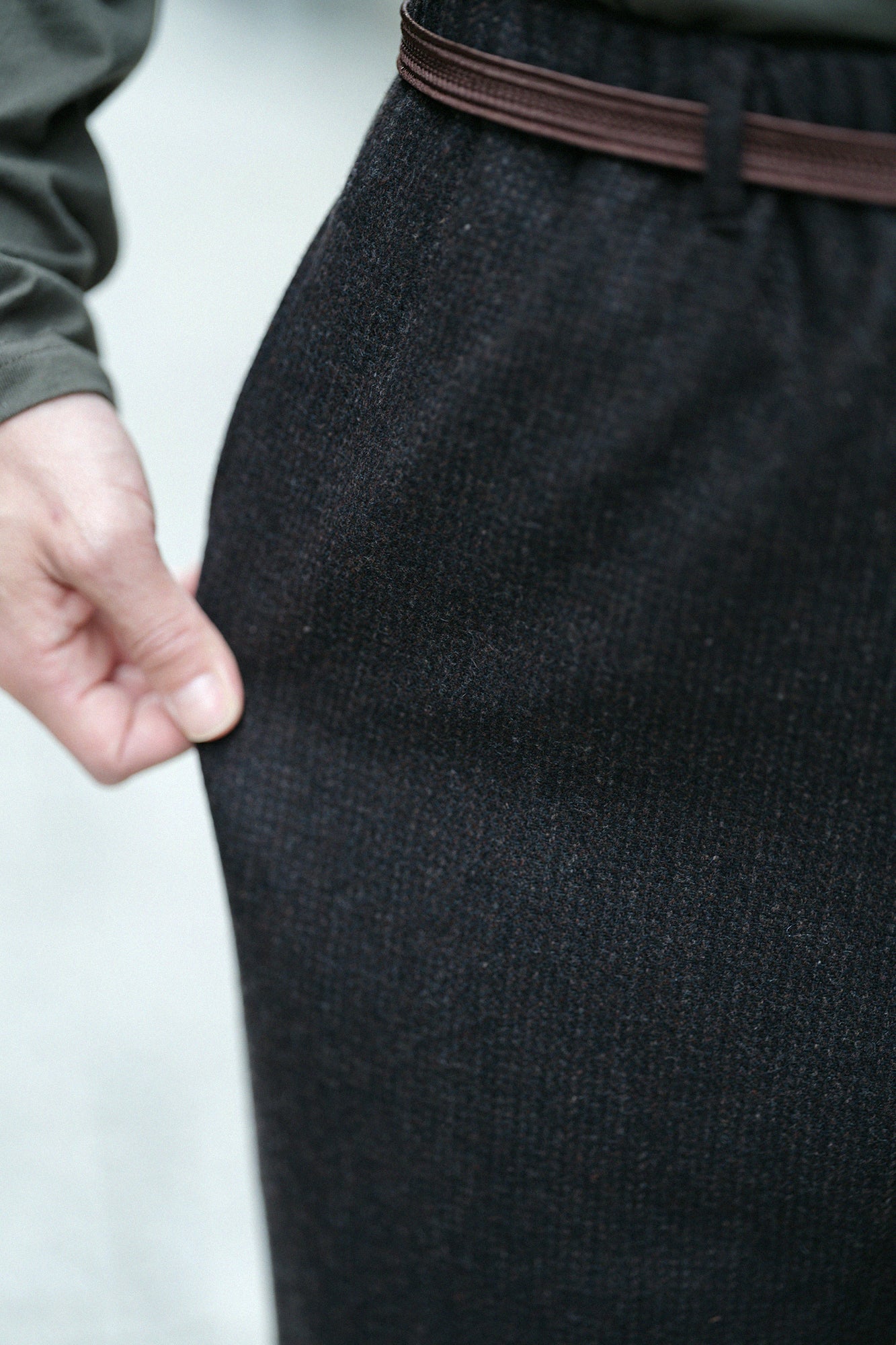 尾州杉綾織 雪袴／憲法色（けんぽういろ）