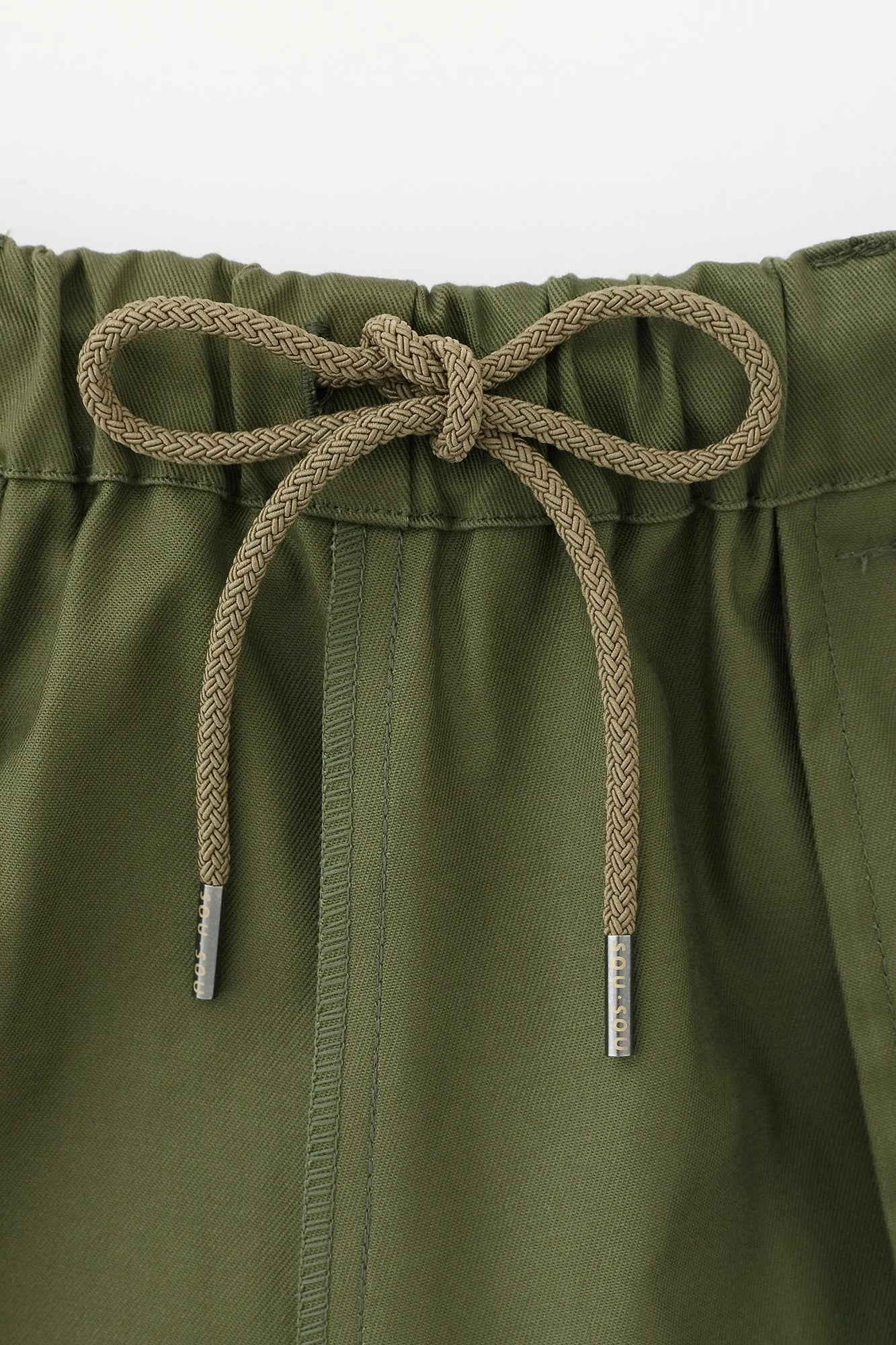 Shin Twill Weave Sappakama Pants／Moss Green