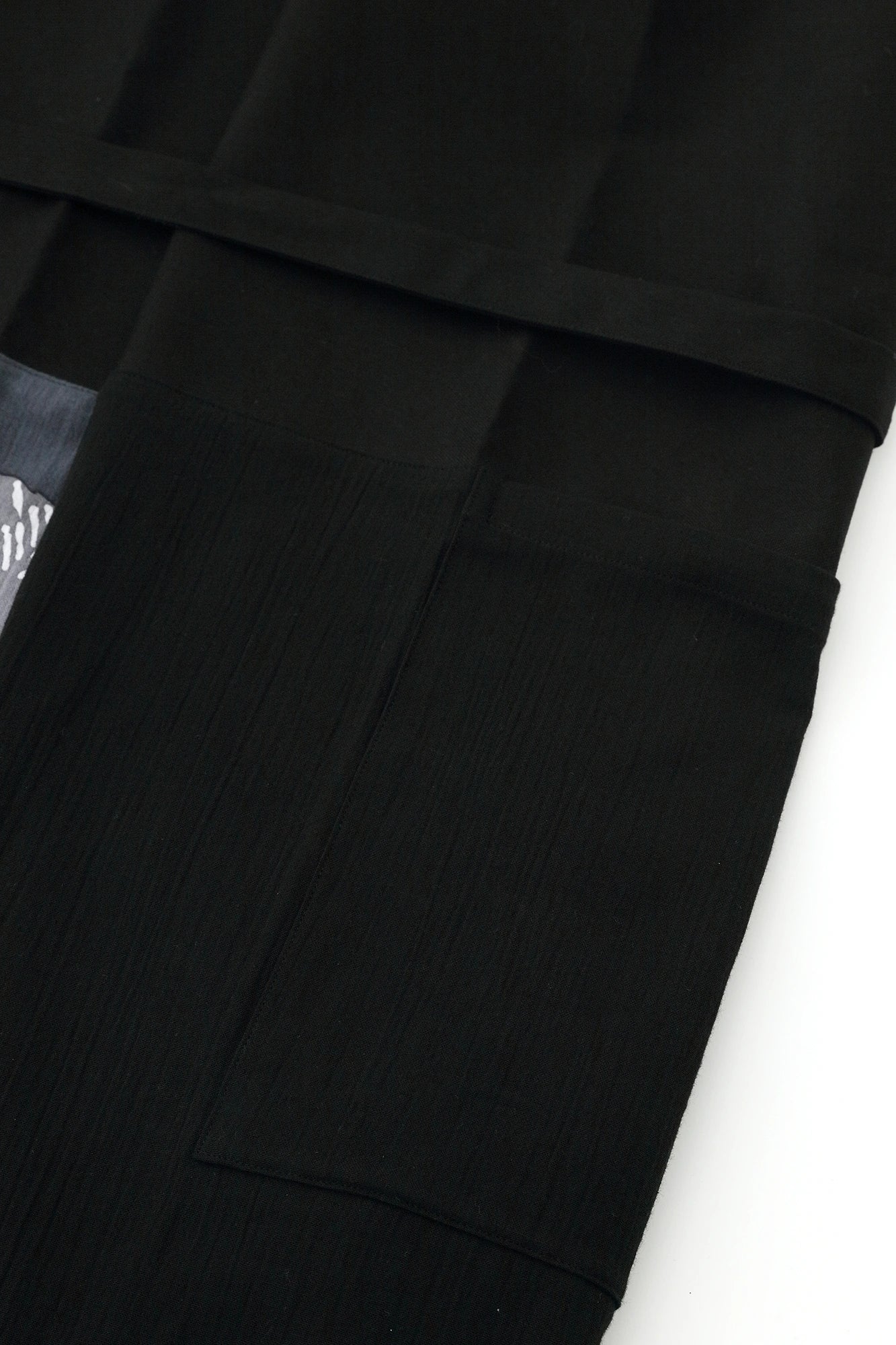 Chizimi Cotton 20/20 Fubi Bottom  Bi-color／Black×Peony