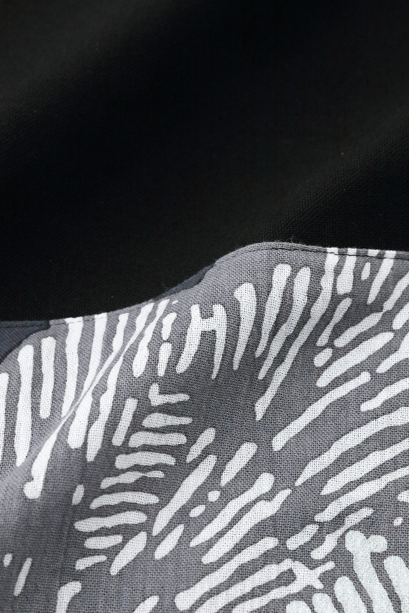 Chizimi Cotton 20/20 Fubi Bottom  Bi-color／Black×Peony