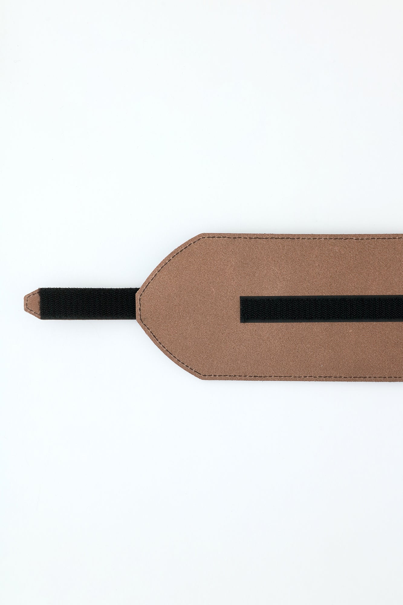 ヌバック 革帯（かくたい） 特大（とくだい）／濡羽色（ぬればいろ）