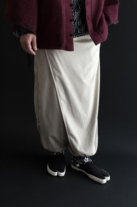 分趾拼接足袋鞋／紋樣遊戲×刺子繡 黑色2