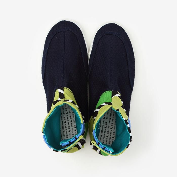 塔布圆形杰作塔比蒂/布草天空玫瑰（nunoshiba sorabara）x sashiko indigo