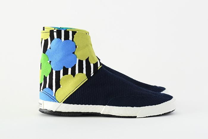 塔布圆形杰作塔比蒂/布草天空玫瑰（nunoshiba sorabara）x sashiko indigo