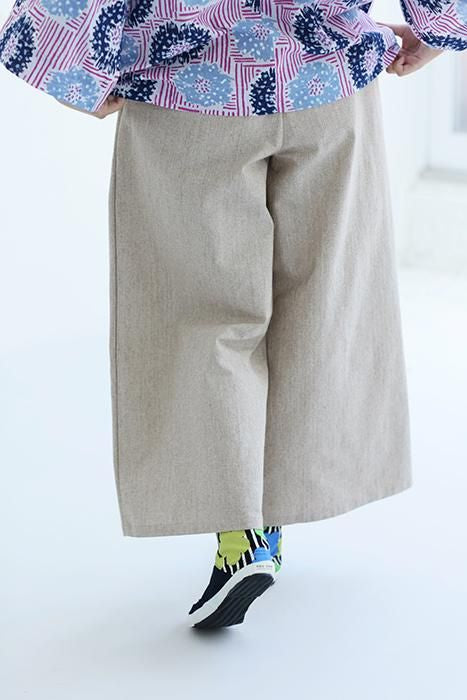 塔布圆形杰作塔比蒂/布草天空玫瑰（nunoshiba sorabara）x sashiko indigo