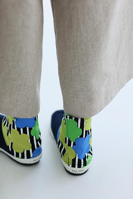 塔布圆形杰作塔比蒂/布草天空玫瑰（nunoshiba sorabara）x sashiko indigo