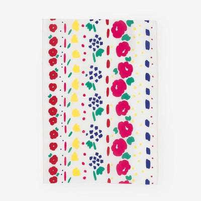 伊勢木綿 textile手ぬぐい（ひめ丈）／花飾り