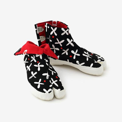 ●兒童分趾足袋鞋／蘿蔔草 黑色2