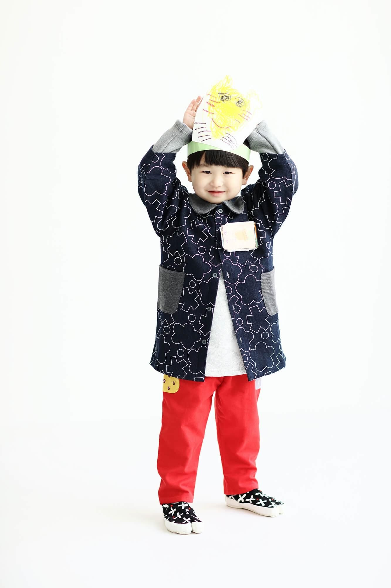 ● Split Toe Tabi Shoes for Kids / Suzushiroso Black 2