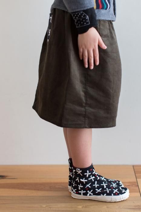 ● Split Toe Tabi Shoes for Kids / Suzushiroso Black 2