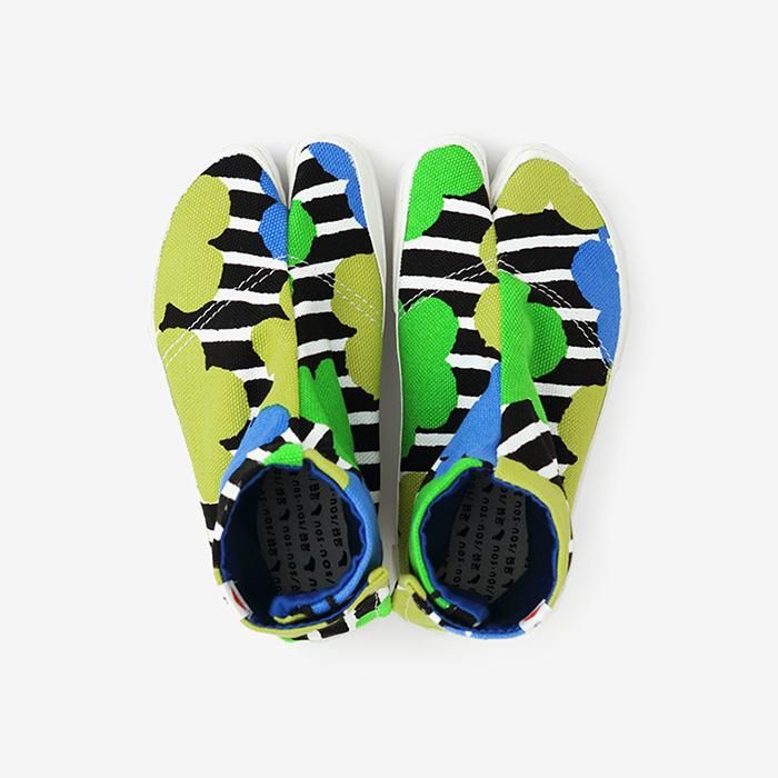 ●兒童分趾足袋鞋／布芝空薔薇2