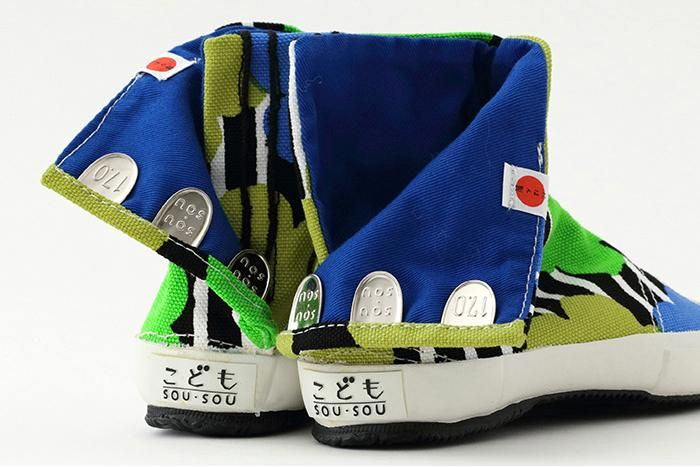 ●兒童分趾足袋鞋／布芝空薔薇2