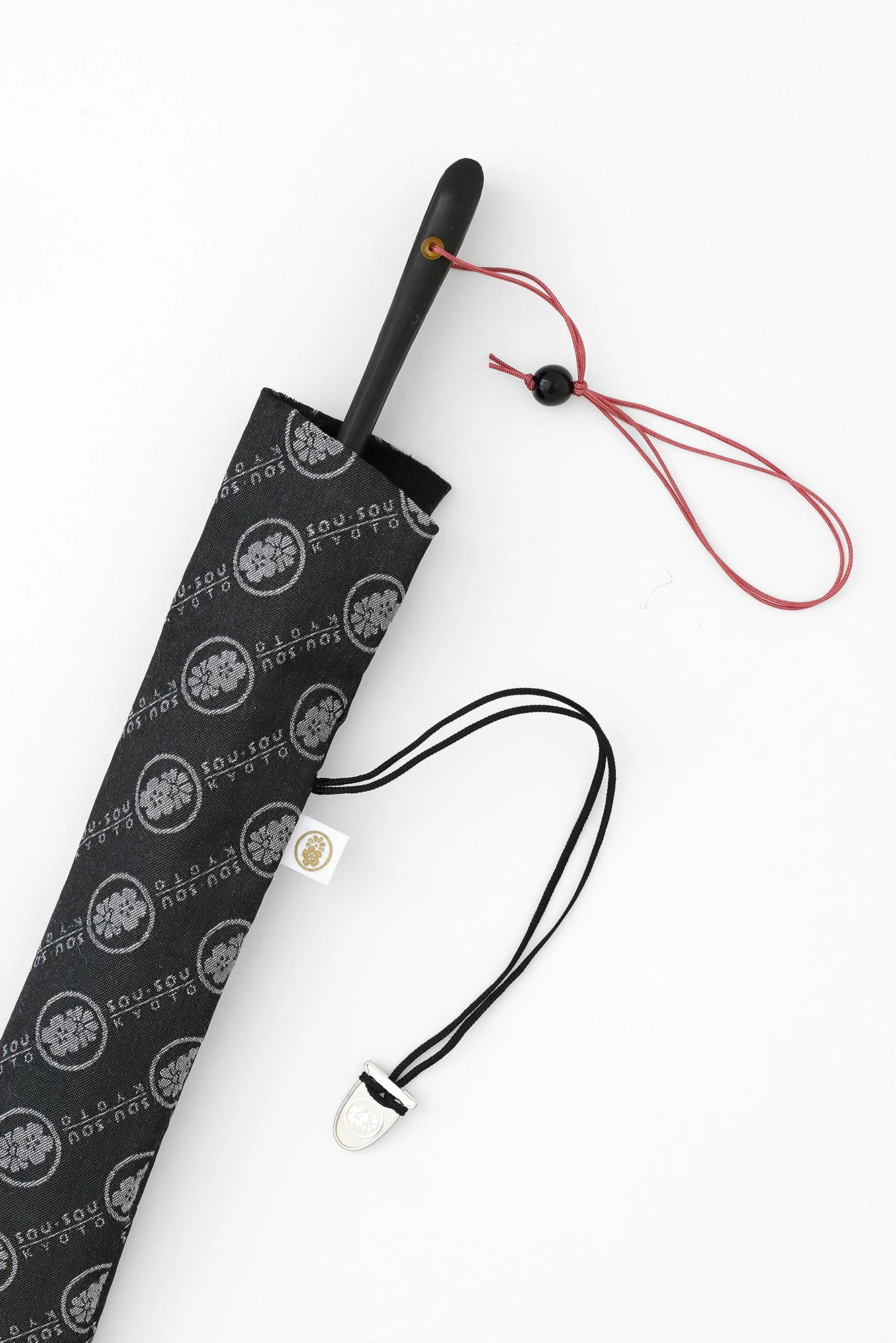 SOU・SOU×Hakuchikudo Folding Fan / SO-SU-U Black