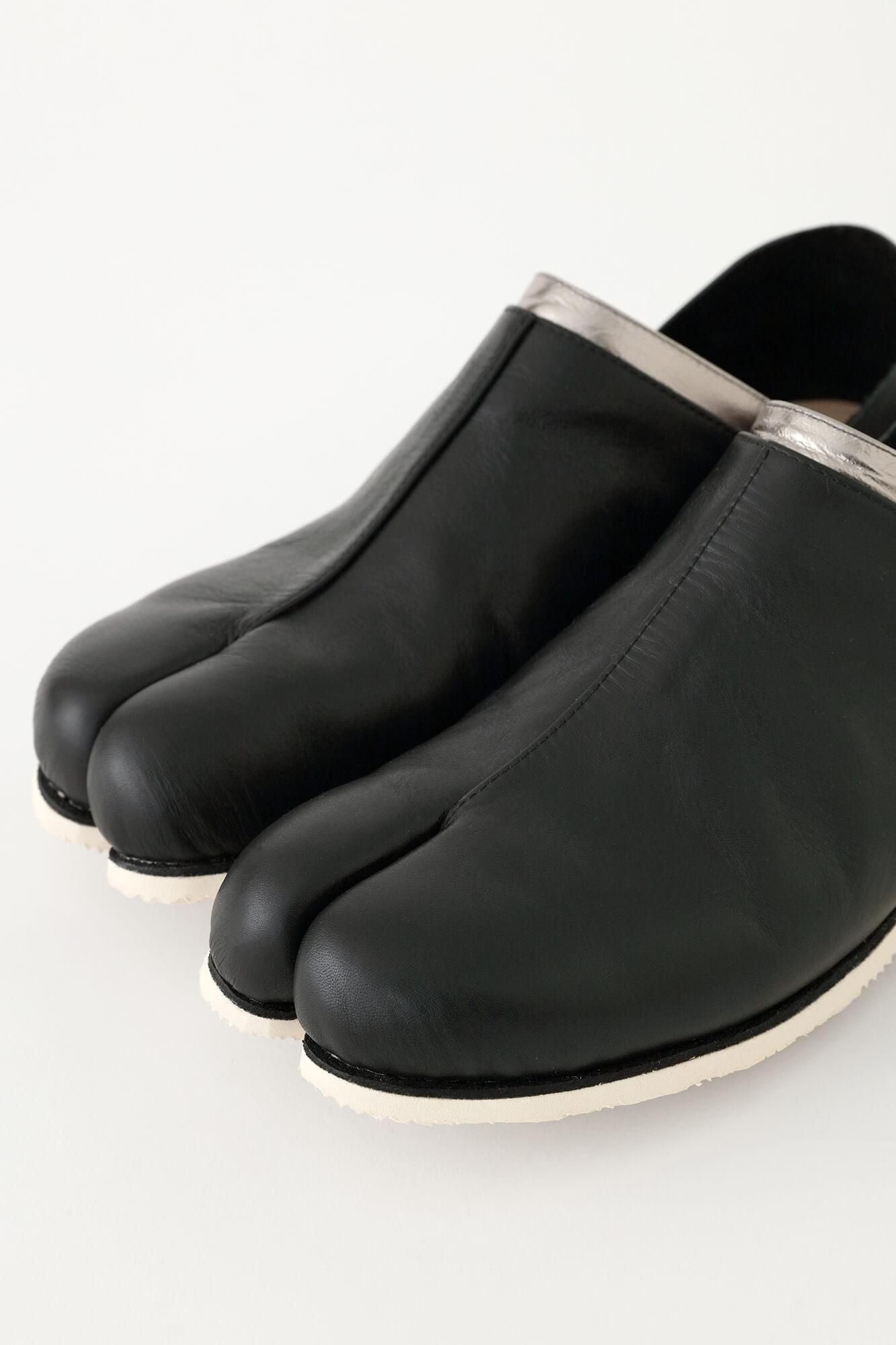 踵單皮 SOU・SOU傾衣×吉靴房 ／黑色 【※約需8個月送達】