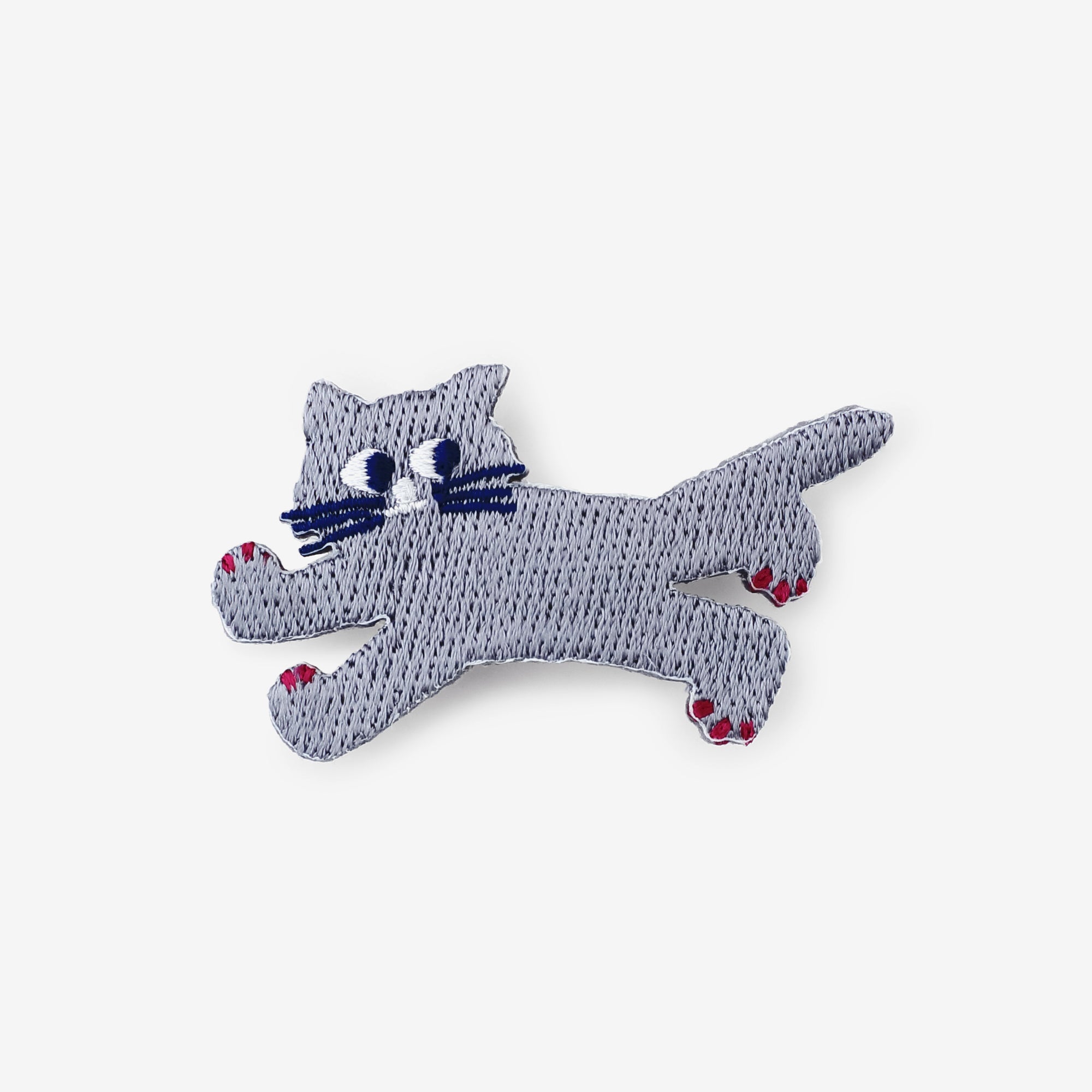 刺繍飾り（ししゅうかざり）／depoニャン グレー