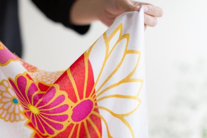 伊勢木綿 textile手ぬぐい／金襴緞子（きんらんどんす）