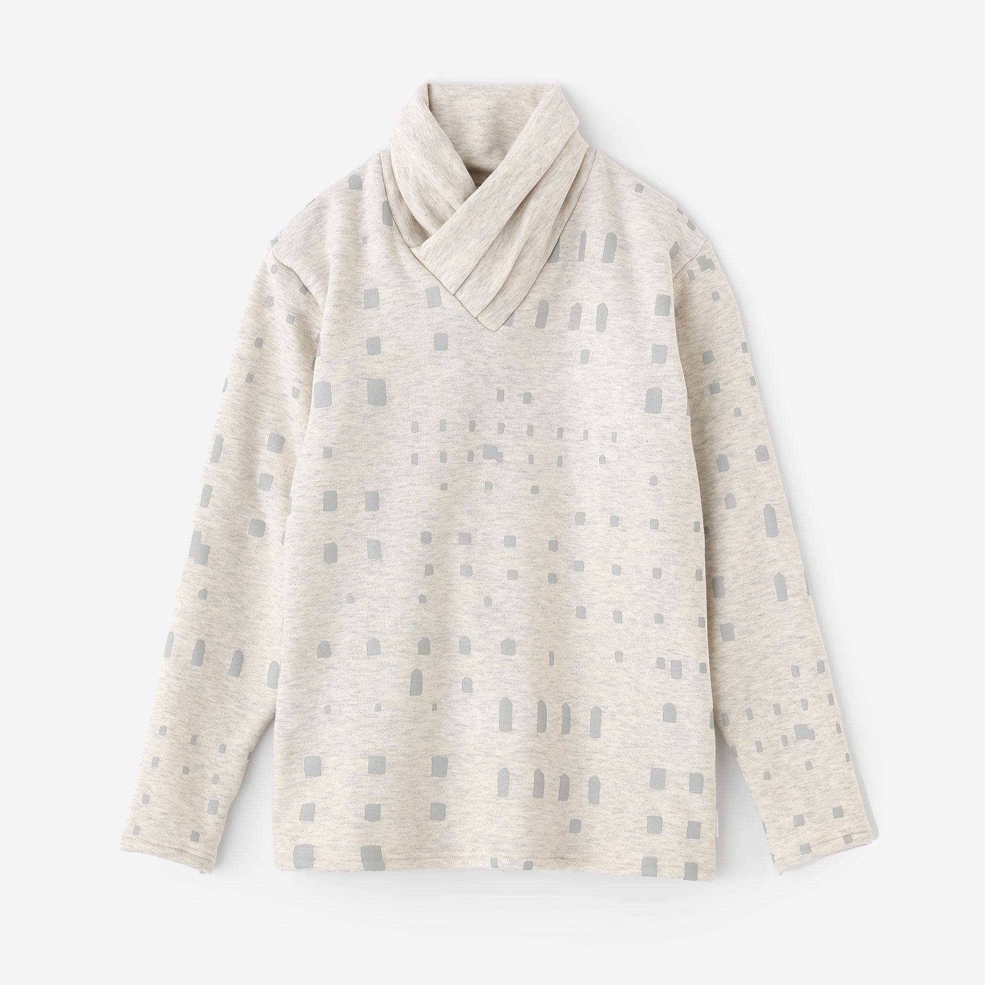 裏ボア 衿巻ジバン／窓（まど） 象牙色（ぞうげいろ）