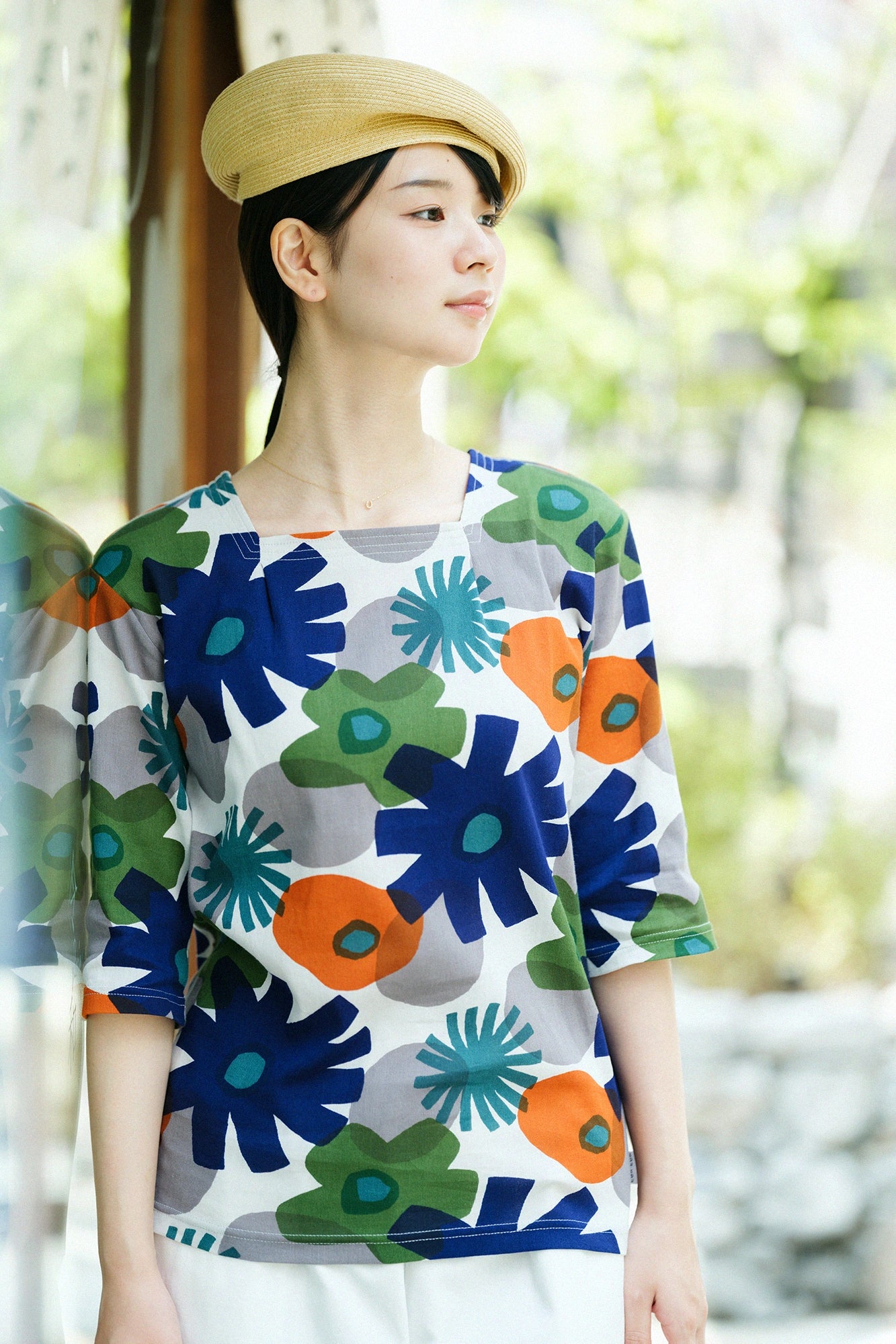 '身長：'162cm,'着用サイズ：'女M,右上