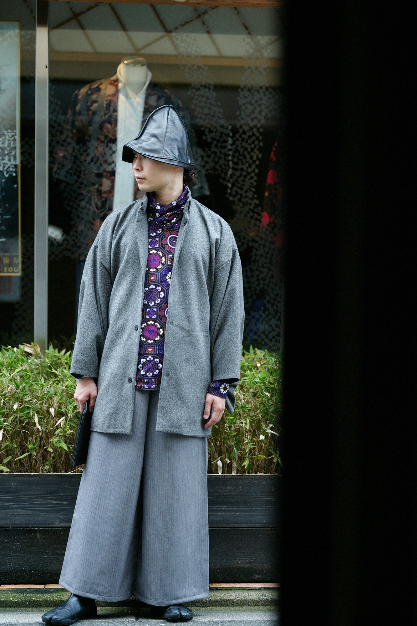 衿巻ジバン／華麗（かれい） 濃紫（こきむらさき）