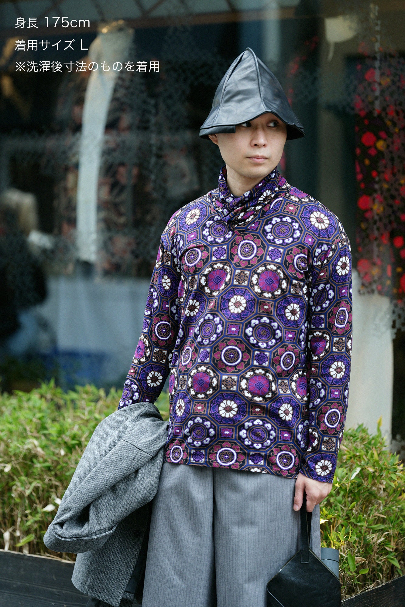 衿巻ジバン／華麗（かれい） 濃紫（こきむらさき）