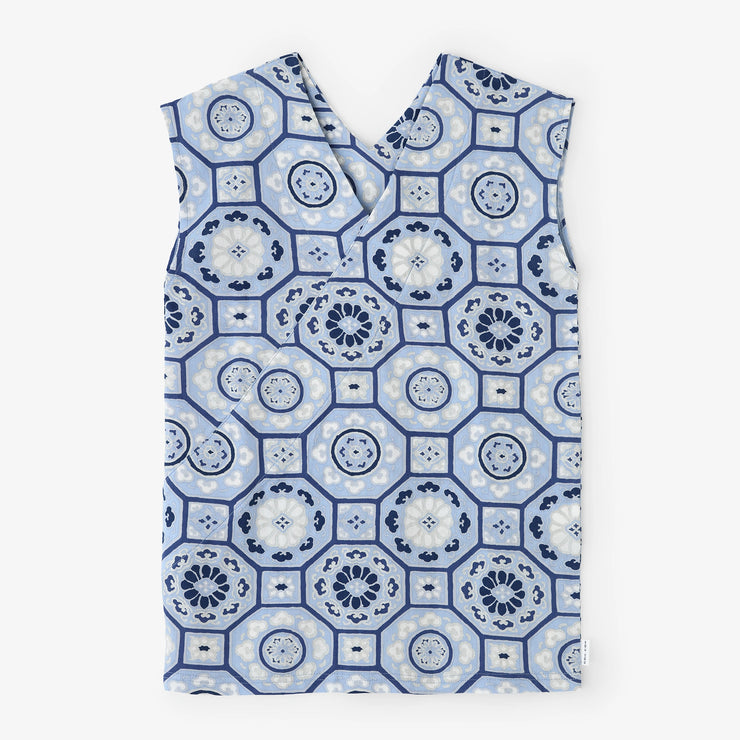 Chizimi Cotton 40/40 V-neck Shirt / Gorgeous Light Blue