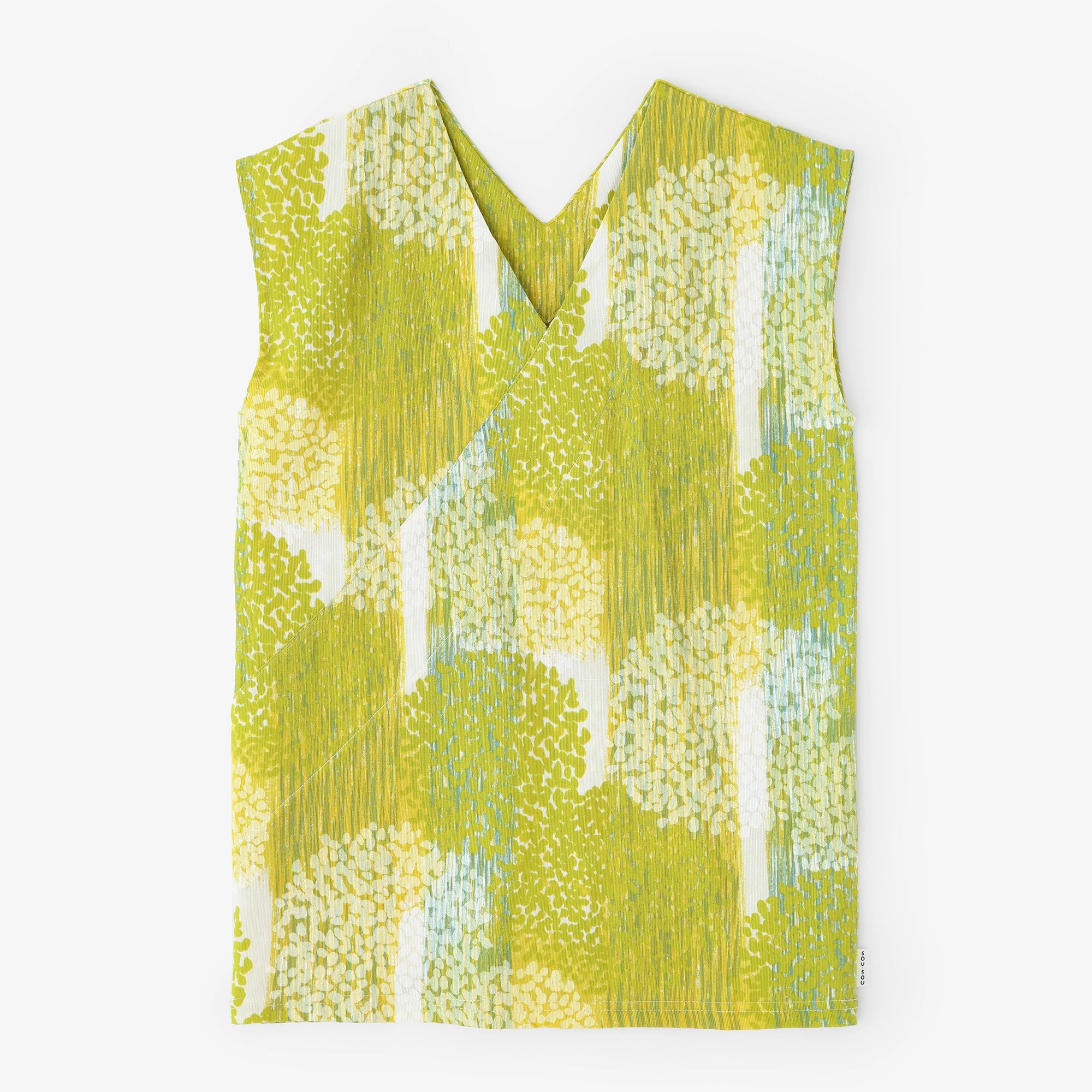 【4月21日頃発送予定】高島縮 40/40 抜衿ジバン／かすみ草